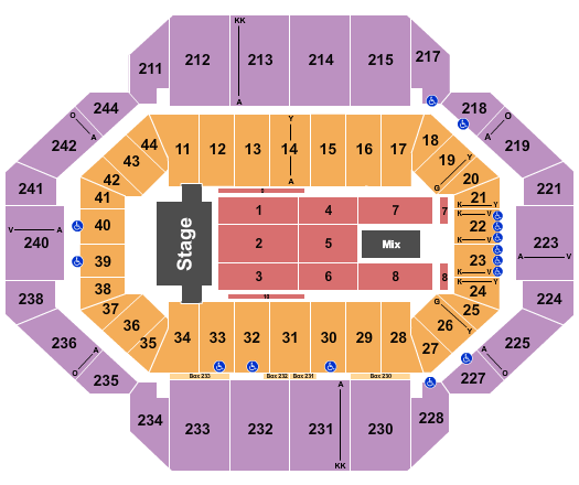 Rupp Arena At Central Bank Center TSO Seating Chart